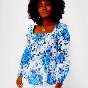 NWT Tuckernuck Bluebell Meadows Tilly Blouse